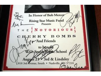 Notorious Cherry Bombs Autographed 11x17 Event Poster