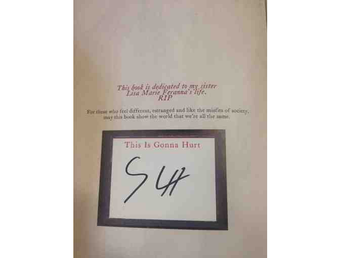 Nikki Sixx Autographed Book ' THIS is GONNA HURT'