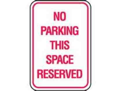 SCC Reserved Parking Space