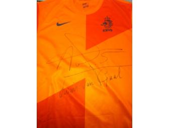 Signed Louis van Gaal Holland Shirt