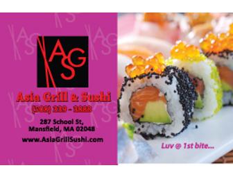 ASIA GRILL & SUSHI $50 GIFT CARD