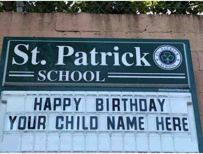 September Birthday Reader Board Shout Out