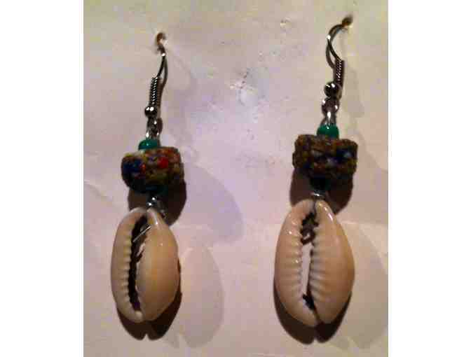Hand Crafted Earrings from Ghana- 2 pairs