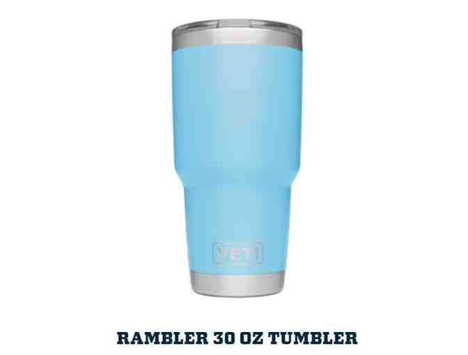 Limited Edition: UHCCF YETI Rambler 30oz. Tumbler w/ MagSlider Lid (Sky Blue)