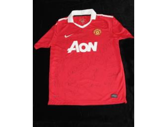 2011 Signed Manchester United Soccer Jersey