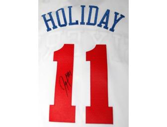 Jrue Holiday signed '76ers jersey