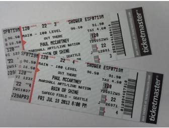 TWO TICKETS TO PAUL McCARTNEY CONCERT