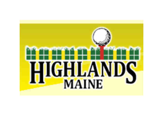 Golf Foursome at Bridgton Highlands (with carts)