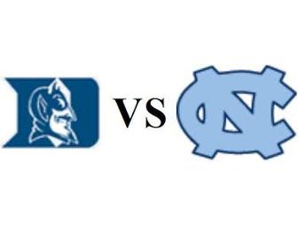 Duke vs. North Carolina - 4 Tickets Behind Duke Bench/ Parking/Overnight Stay/Signed Ball