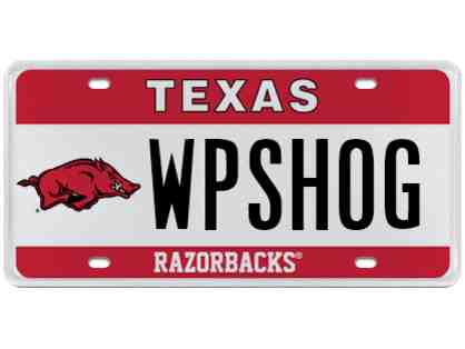 WPSHOG Texas License Plate
