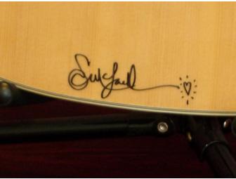 Mitchell Acoustic Guitar Signed by Sarah McLachlan