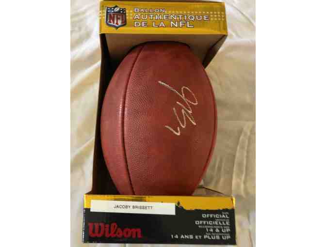 NFL Authentic Game Ball Autographed by Indianapolis Colts Jacoby Brissett w/ COA