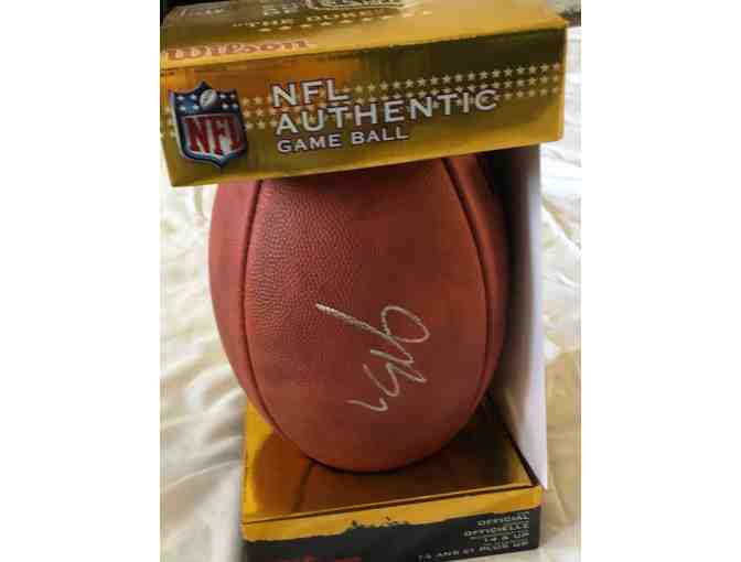 NFL Authentic Game Ball Autographed by Indianapolis Colts Jacoby Brissett w/ COA