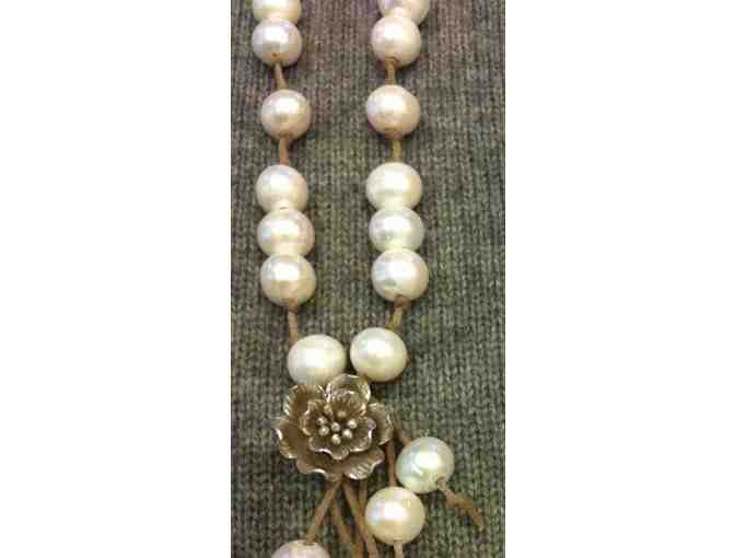 Hand Made Fresh Water Pearl Necklace 48' Momi