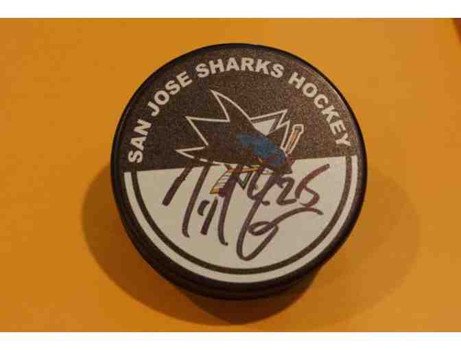 2 Tickets for SJ Sharks vs. Arizona Coyotes on April 3rd plus Sharks Hoodie & Signed Puck