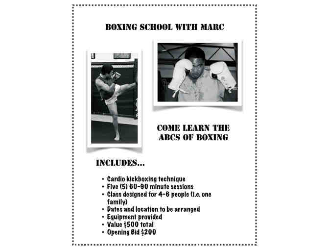 Boxing School with Marc