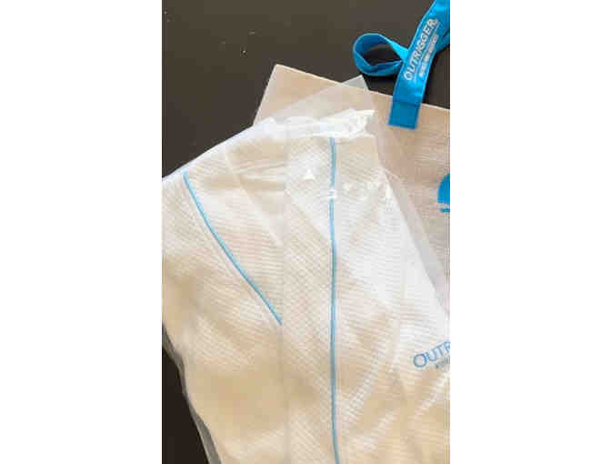 Two Outrigger Plush Robes and Tote Bag