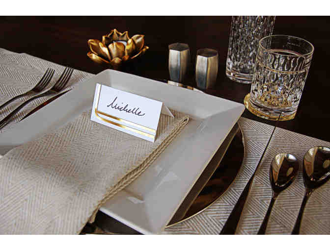 Charger Plate Set with Place Cards