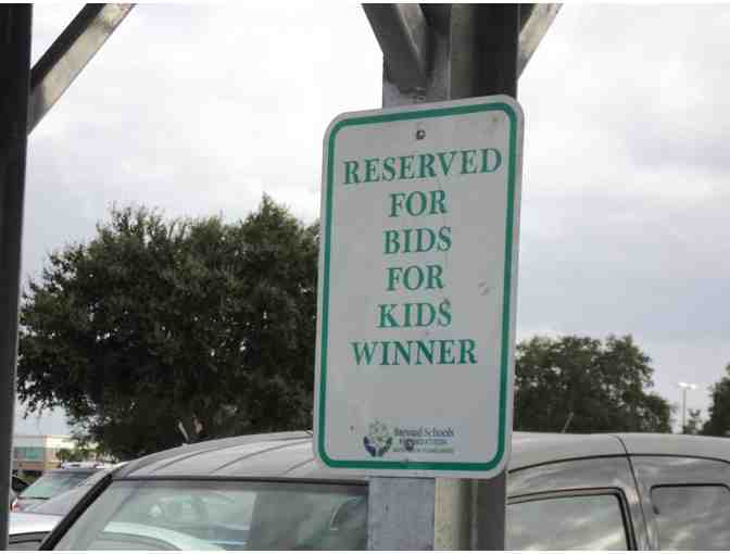 Reserved Parking Space at ESF