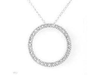 14K White Gold & Diamond Circle of Life Pendant from Philip Alexander Jewelers