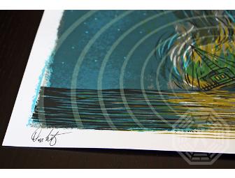 Autographed LOST Print: Drew Millward 'Walt's Kidnapping' #14/300 (signed by Damon L)