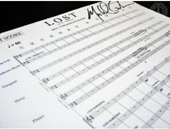 Autographed LOST Concert Score from 'Walkabout' (signed by Michael Giacchino)