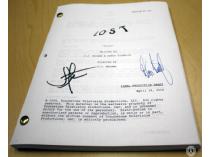 Authentic Autographed LOST Script: "Pilot" (signed by J.J. Abrams & Damon Lindelof)
