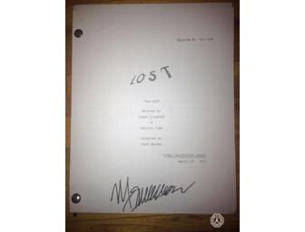 Autographed photocopy of LOST Script: 'The End' (signed by Michael Emerson)