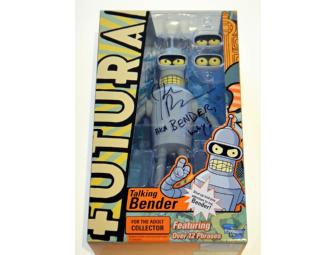 Autographed FUTURAMA 'Talking Bender' Action Figure, Signed by John DiMaggio