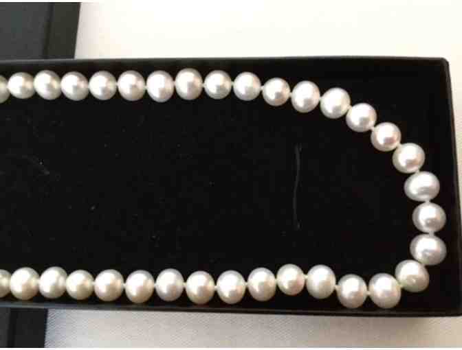 New Freshwater Cultured Pearl Strand Necklace (7.5-8 mm), 14k Gold Clasp