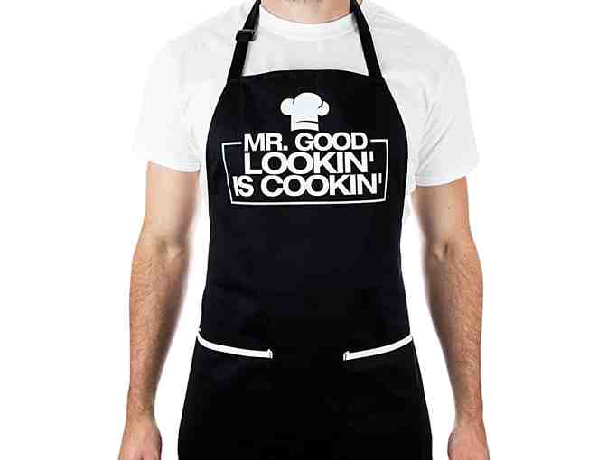 Mr. Good Lookin' is Cookin' Fun Apron