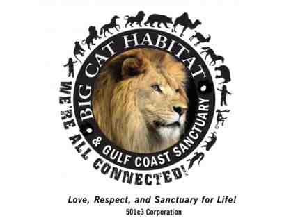Big Cat Habitat and Gulf Coast Sanctuary - Gift Certificate for 4