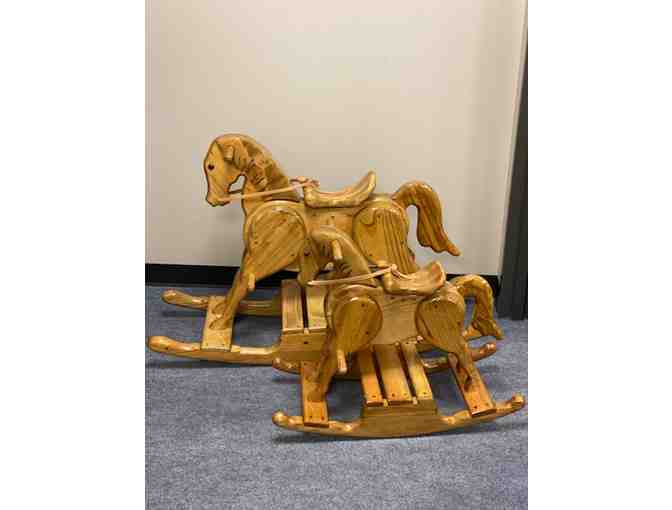 Small Wood Rocking Horse from the State Capitol