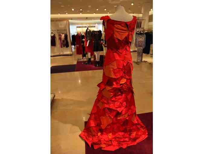 Couture Gown inspired by 'Red Polygon' by Alexander Calder