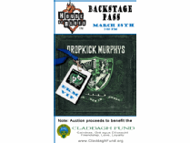 3/18 - Dropkick Murphys / Concert Tickets & Backstage Passes / House of Blues Boston