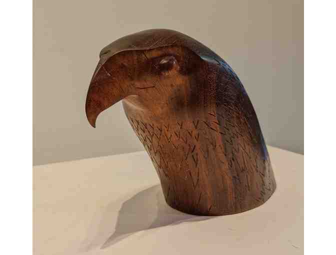 Cooper's Hawk by Bob Carline, 1994 (black walnut)