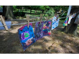Summer Birthday Art-Party on Governors Island