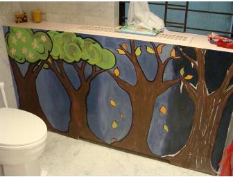 Mural in Your Home Painted by Two CMA Teaching Artists