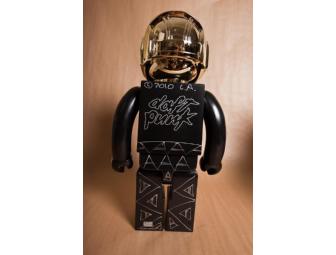 Daft Punk 1000% Kubricks Robots made by Medicom Signed and Decorate by Daft Punk