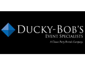 Throw the party of your dreams with Ducky-Bob Event and Party Rental Specialists!