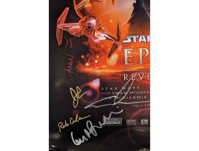Autographed Star Wars Poster