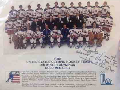Herb Brooks Autographed Picture