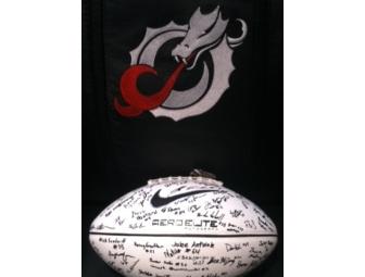 Autographed Dragon 2012 Football