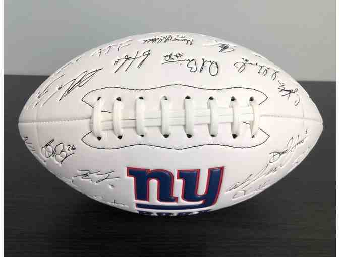 New York Giants Embossed Team Collector's Football
