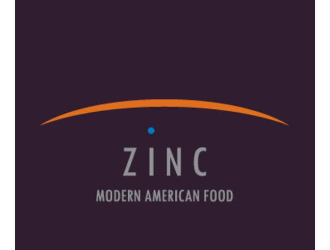 ZINC Modern American Food Five Course Tasting menu for Two with Wine Pairings