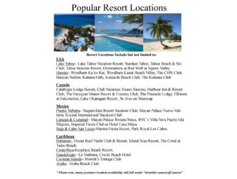 Resort Vacation for Your Choice for TWO!