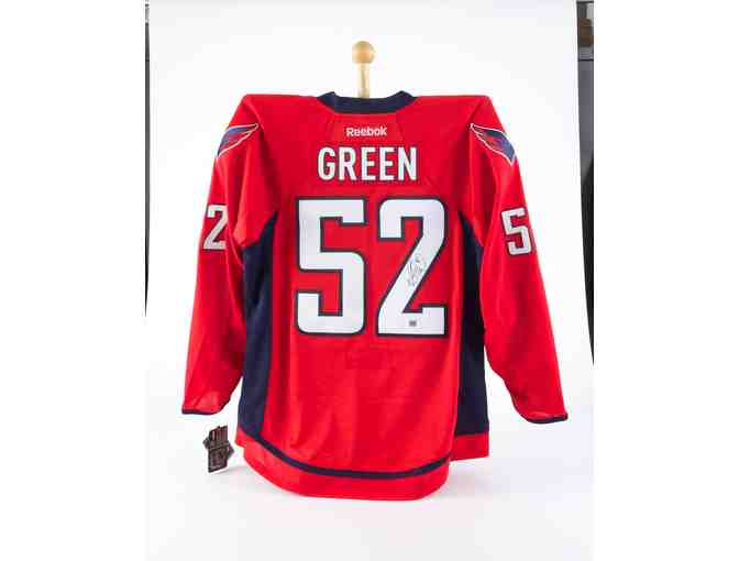 Signed Mike Green Capitals Jersey