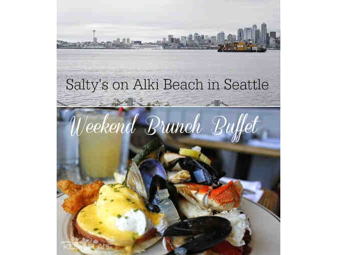 Brunch for 4 at Saltys on Alki, with Andy McGinn & Christine Marie Brown