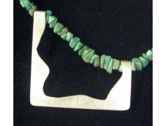 Custom-made Sterling Silver & Turquoise Necklace