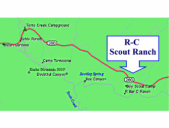 Grand Canyon Council Family Camping Certificate at R-C Scout Ranch!